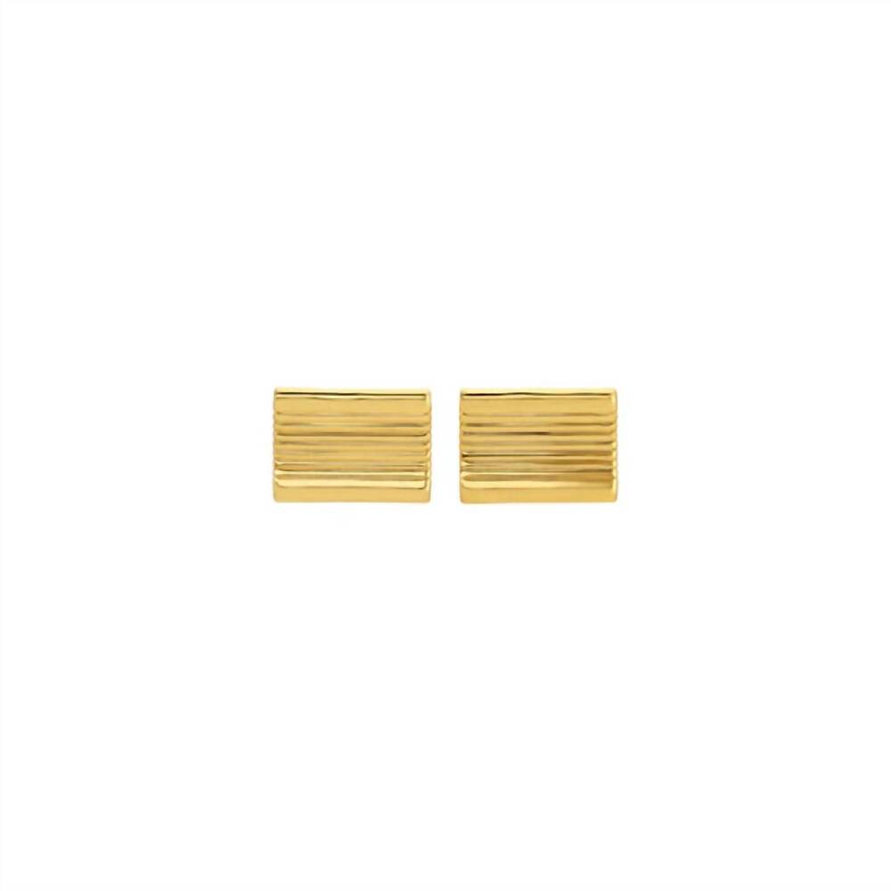 NEW HEAVEN MAYHEM autumn plated earrings in gold